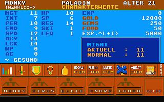 Dark Stone Ritual - Magic Tower I atari screenshot