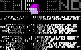 Dark Trip atari screenshot