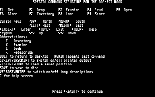 Darkest Road (The) atari screenshot