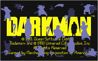 Darkman atari screenshot