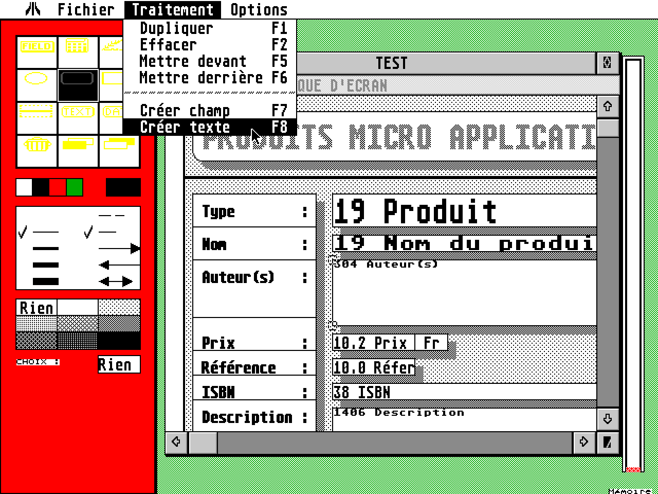 Datamat ST atari screenshot