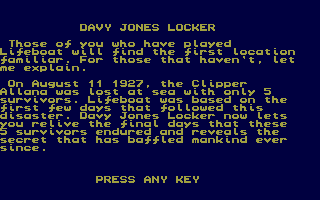 Davy Jones Locker atari screenshot