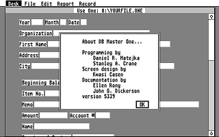 DB Master One atari screenshot