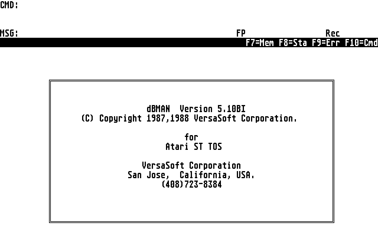 dBMAN — screenshot 1