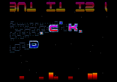 D.C.K Megademo atari screenshot