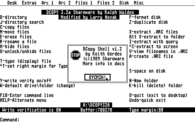DCopy Shell — screenshot 1