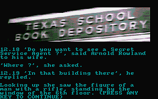 Death of a President (The) atari screenshot