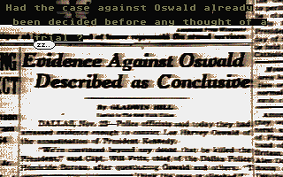 Death of a President (The) atari screenshot
