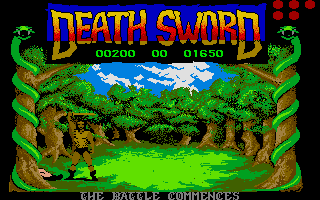 Death Sword atari screenshot