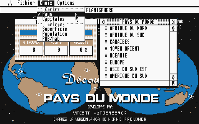 Découvre les Pays du Monde atari screenshot