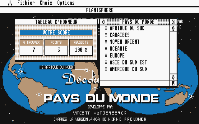 Découvre les Pays du Monde atari screenshot