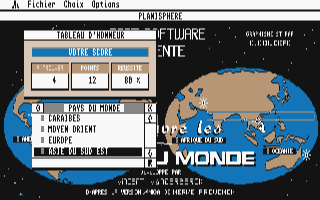 Découvre les Pays du Monde atari screenshot
