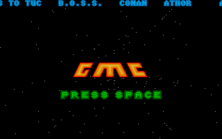 Deep Space Cracktro atari screenshot