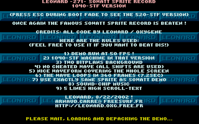 Definitive Revenge! atari screenshot