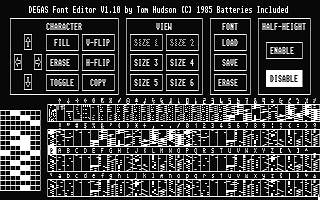 Degas Elite atari screenshot