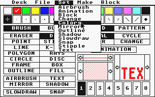 Degas Elite atari screenshot