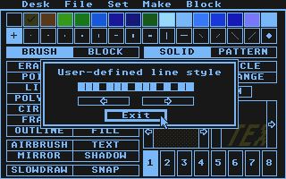 Degas Elite atari screenshot