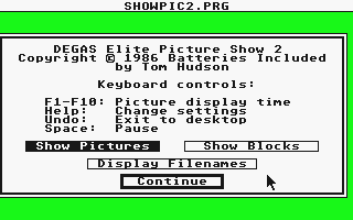 Degas Elite atari screenshot