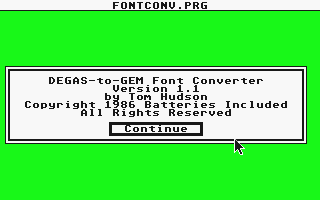 Degas Elite atari screenshot