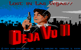 Déjà Vu II - Lost in Las Vegas atari screenshot