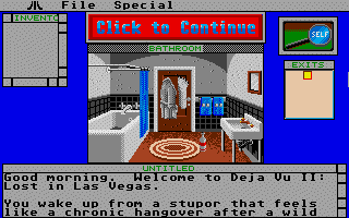 Déjà Vu II - Lost in Las Vegas atari screenshot