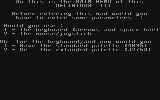 Delirious Demo III atari screenshot