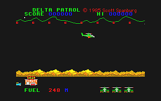 Delta Patrol atari screenshot