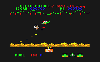 Delta Patrol atari screenshot