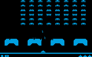 Deluxe Invaders atari screenshot