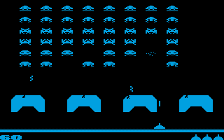 Deluxe Invaders atari screenshot