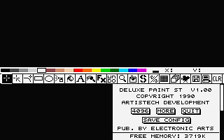 Deluxe Paint ST — screenshot 1