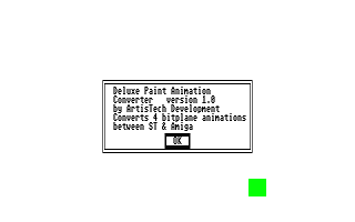 Deluxe Paint ST atari screenshot