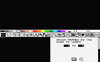 Deluxe Paint ST atari screenshot