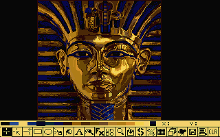 Deluxe Paint ST atari screenshot