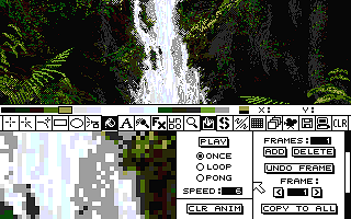 Deluxe Paint ST atari screenshot