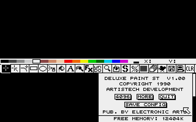 Deluxe Paint ST — screenshot 1
