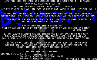Demo-Crazy atari screenshot