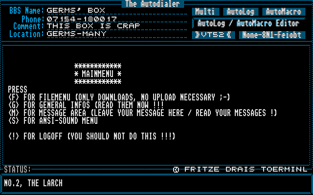Demo-Crazy atari screenshot