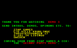 Demo3 atari screenshot