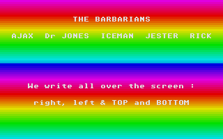 Demo II atari screenshot