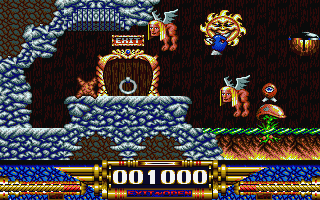 Demon Blue atari screenshot