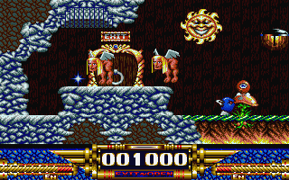 Demon Blue atari screenshot
