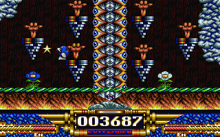 Demon Blue atari screenshot