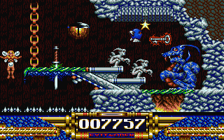 Demon Blue atari screenshot