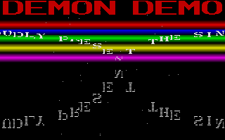 Demon demo atari screenshot