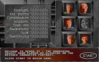 Demon II atari screenshot