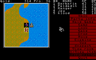 Demon's Winter atari screenshot