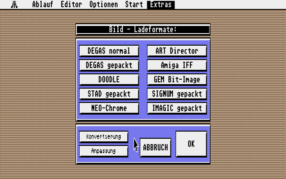 Denise Graphics Interpreter atari screenshot