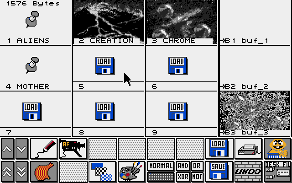 Denise Graphics Interpreter atari screenshot