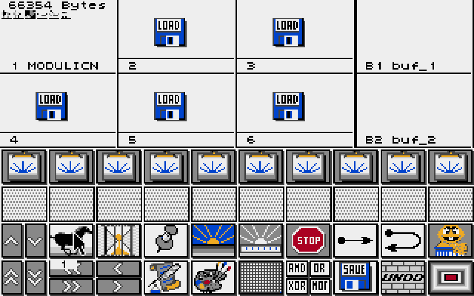 Denise Graphics Interpreter atari screenshot